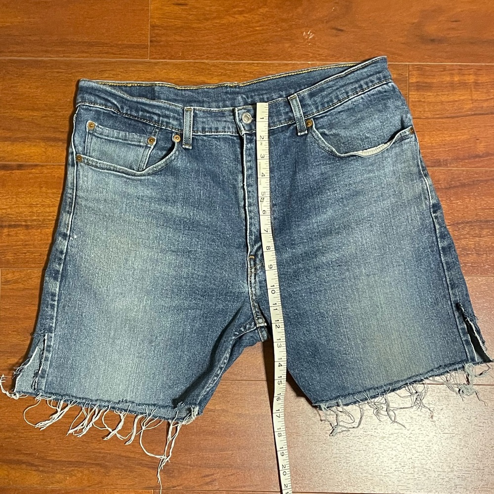 Levi’s cut off fringed shorts. Use to be pants. Size 36
